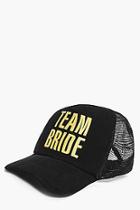 Boohoo Nina Team Bride Slogan Baseball Cap