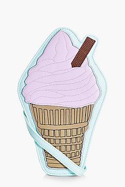Boohoo Claire Ice Cream Cross Body Bag