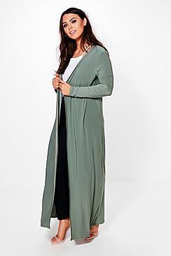 Boohoo Plus Verity Slinky Duster Jacket