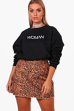 Boohoo Plus Dawn Woman Sweat Top