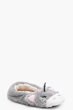 Boohoo Savannah Unicorn Slipper