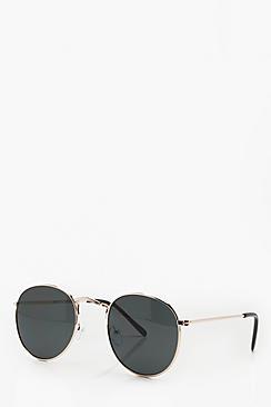 Boohoo Classic Round Sunglasses