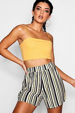 Boohoo Sara Flippy Striped Short