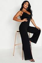 Boohoo Cupped Strappy Jumpsuit