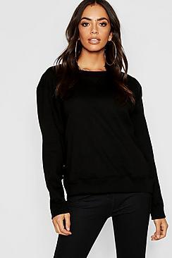 Boohoo Raw Seam Detail Sweat