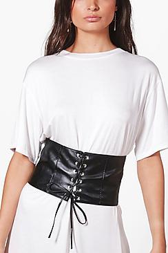 Boohoo Lydia Panelled Corset Belt