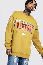 Boohoo New York East Coast Embroidered Sweater