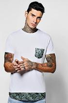 Boohoo Skater Length T-shirt With Pocket Hem