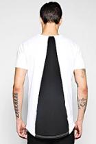 Boohoo Cut And Sew Back Panel T Shirt