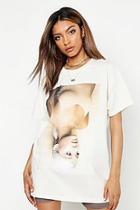 Boohoo Ariana Grande Oversized Licenced T-shirt