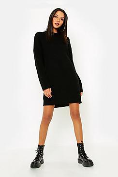Boohoo Tall Turtle Neck Jumper Dress