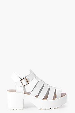 Boohoo Lexi Fisherman Cleated Sandals