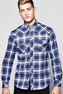 Boohoo Multi Striped Checked Shirt