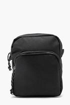 Boohoo Man Logo Printed Strap Cross Body Bag