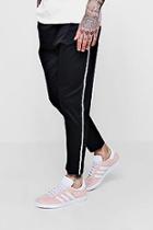 Boohoo Jogger Style Stretch Chino With Side Taping