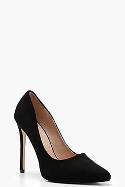 Boohoo Platform Pointed Leopard Court Shoes