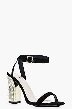 Boohoo Vanessa Unicorn Block Heel Two Part