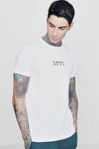 Boohoo Original Man T-shirt With Roll Sleeves