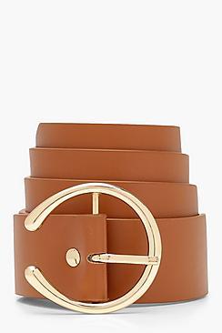 Boohoo Gold Buckle Boyfriend Belt