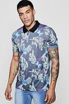 Boohoo Leaf Sublimation Polo