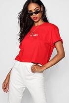 Boohoo Woman Classic Cropped Tee