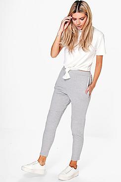 Boohoo Sophie Marl Raw Edge Sweat Jogger