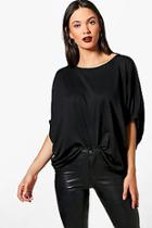 Boohoo Tall Mila Elasticated Sleeve Tee