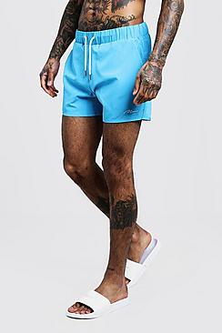 Boohoo Man Signature Mid Length Swim Short