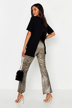Boohoo Tall Split Back Tee