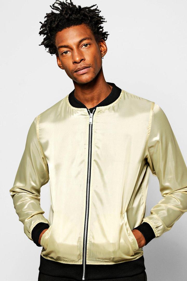 Boohoo Basic Bomber Sage