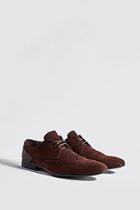 Boohoo Suede Look Brogues