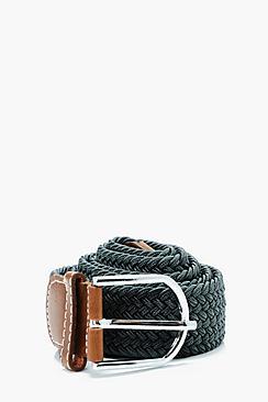 Boohoo Stretch Plaited Belt