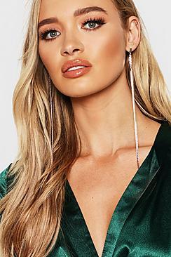 Boohoo Chain Extra Long Earrings