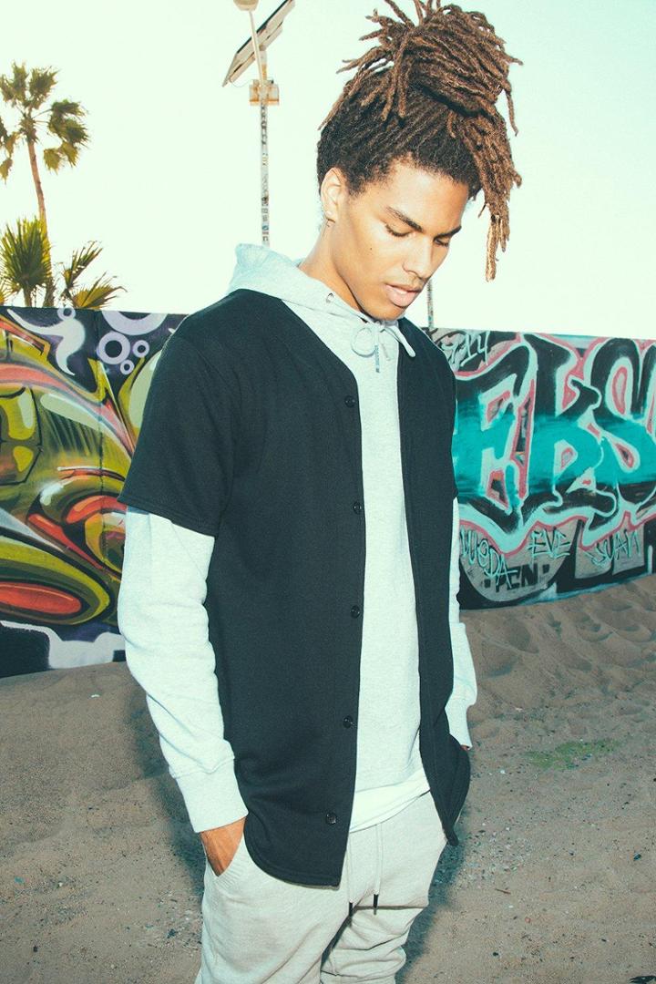 Boohoo Baseball Sweat T Shirt Black
