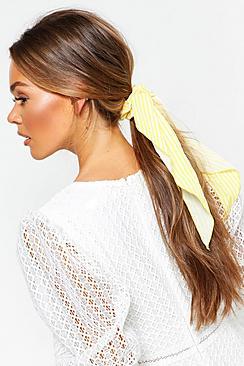 Boohoo Nautical Stripe Scarf Scrunchie