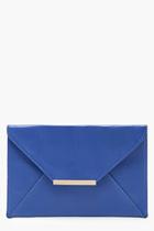 Boohoo Tia Stitch Detail Clutch