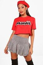 Boohoo Disney Minnie Oversized Crop