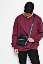 Boohoo Man Embossed Faux Leather Cross Body Bag