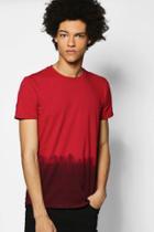 Boohoo Dip Dye T Shirt Red