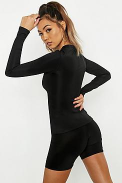 Boohoo Fit Long Sleeve Gym Top