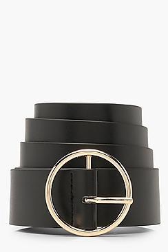 Boohoo Plus Circle Ring Belt