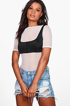 Boohoo Georgina Hook & Eye Corset