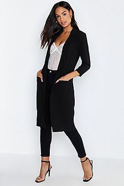 Boohoo Tall Woven Duster Coat