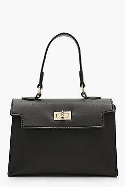 Boohoo Crosshatch & Lock Mini Grab Bag