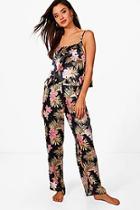 Boohoo Megan Printed Cami & Trouser Set