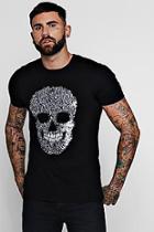 Boohoo Skull Sequin T-shirt
