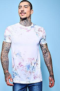 Boohoo Muscle Fit Print T-shirt