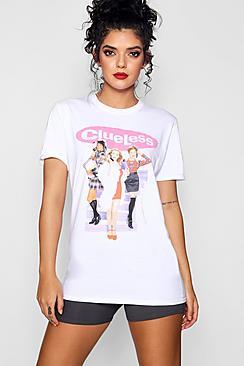 Boohoo Tina Clueless Licensed Tee