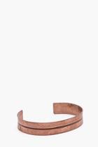 Boohoo Copper Bracelet With Engraved Detail