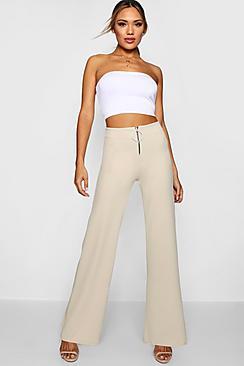 Boohoo O Ring Wide Leg Trouser